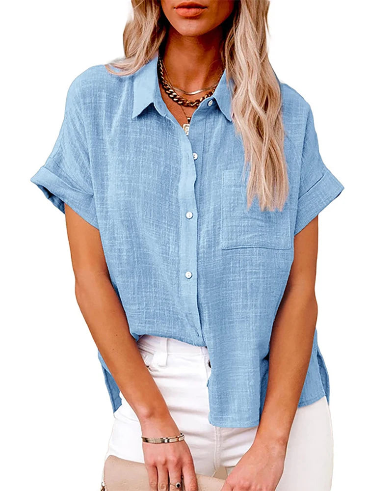 Women's Short Sleeved Sress Shirt