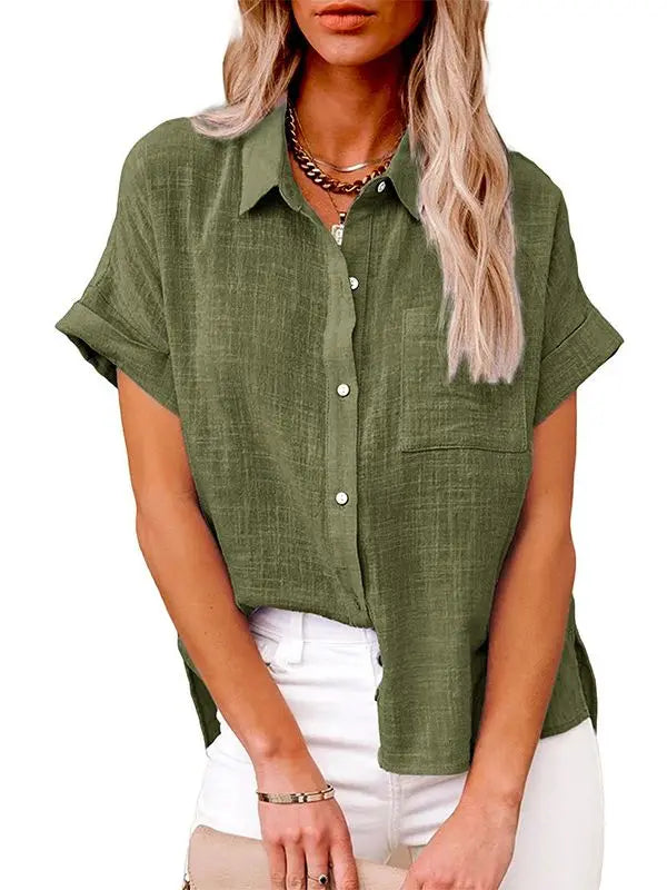 Women's Short Sleeved Sress Shirt